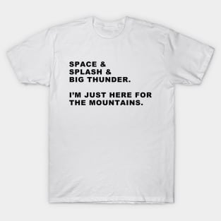 MK Mountains (Black Text) T-Shirt